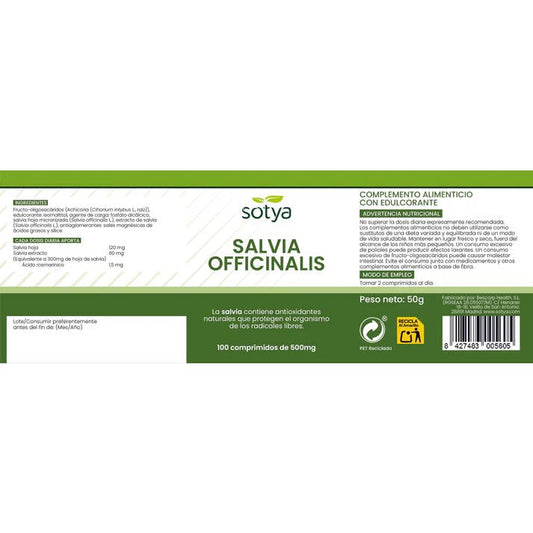 Sotya Salvia 500mg 100comp