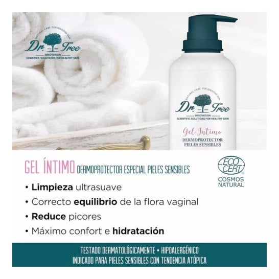 Dr. Tree Gel Íntimo Dermoprotector Hipoalergénico Sensible 200ml