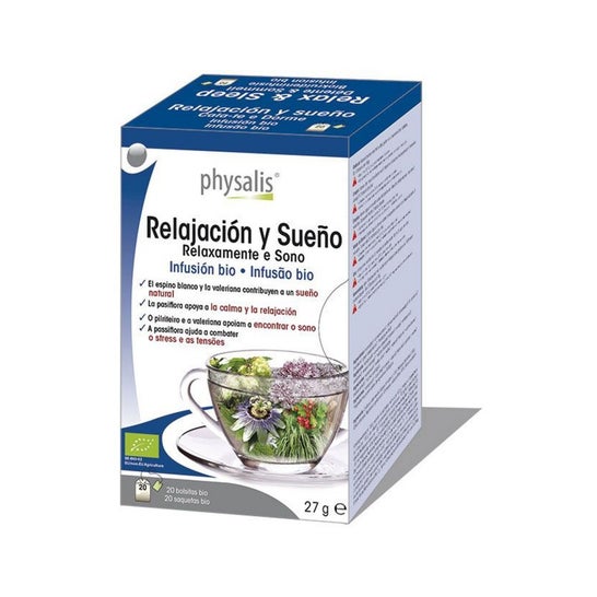 Physalis Relajación y Sueño Infusión Bio 20uds