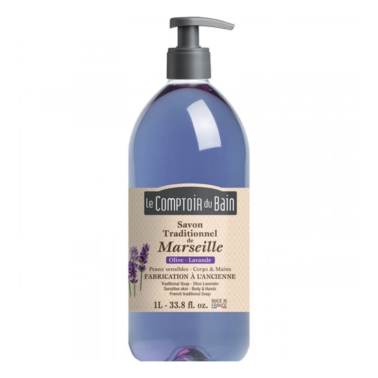 Le Comptoir du Bain Jabón Líquido Oliva Lavanda 1L
