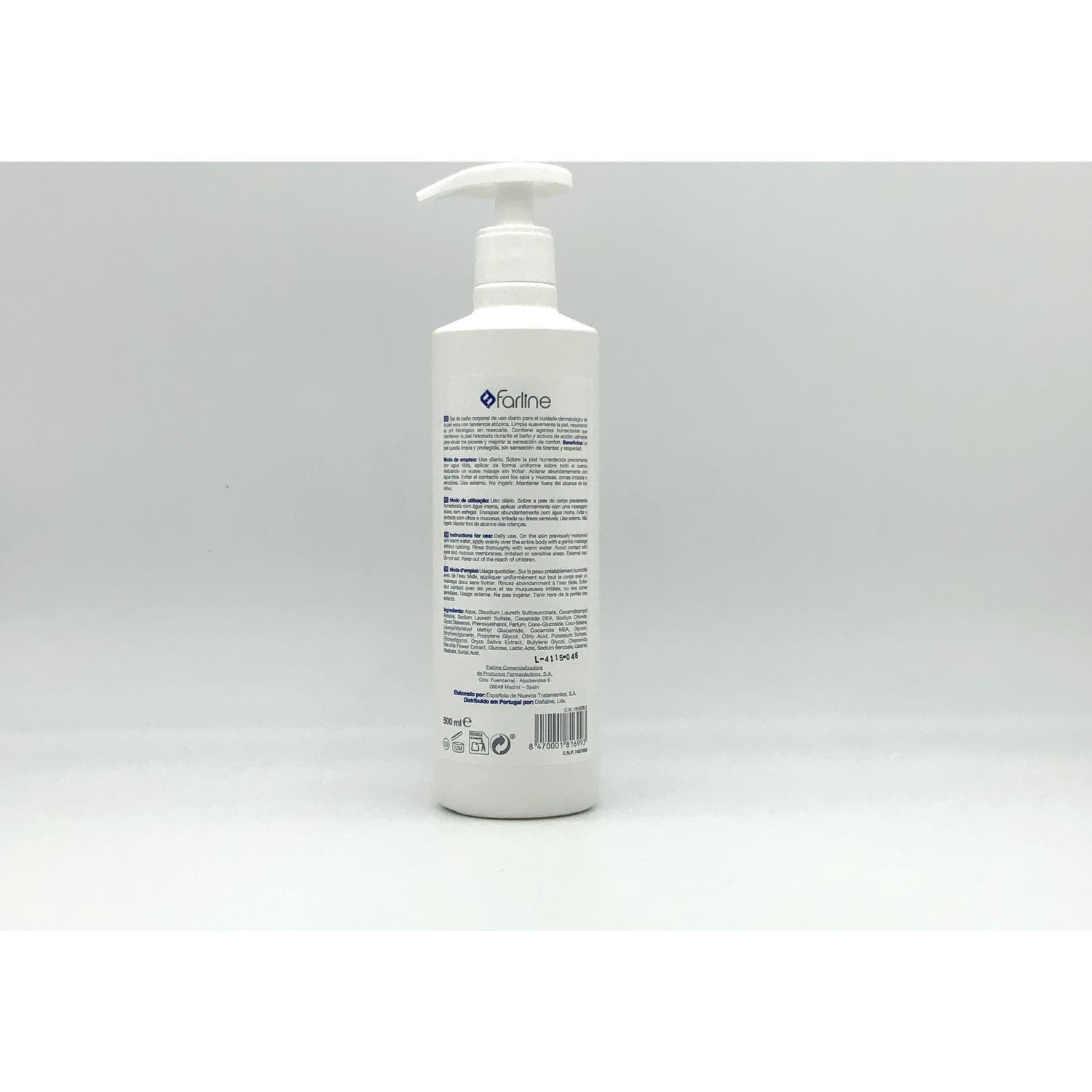Gel De Banho De Pele Atópica Farline 500 Ml