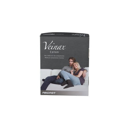 Veinax Coton Calcetín Hombre Marrón TN3 1 Par