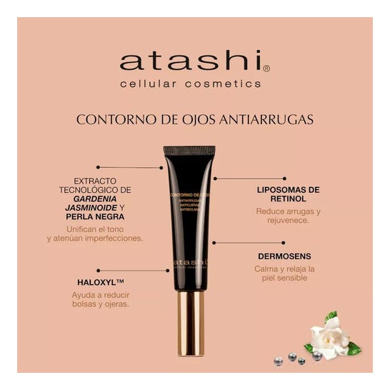 Atashi® Cellular Cosmetics contorno de ojos antiedad 15ml