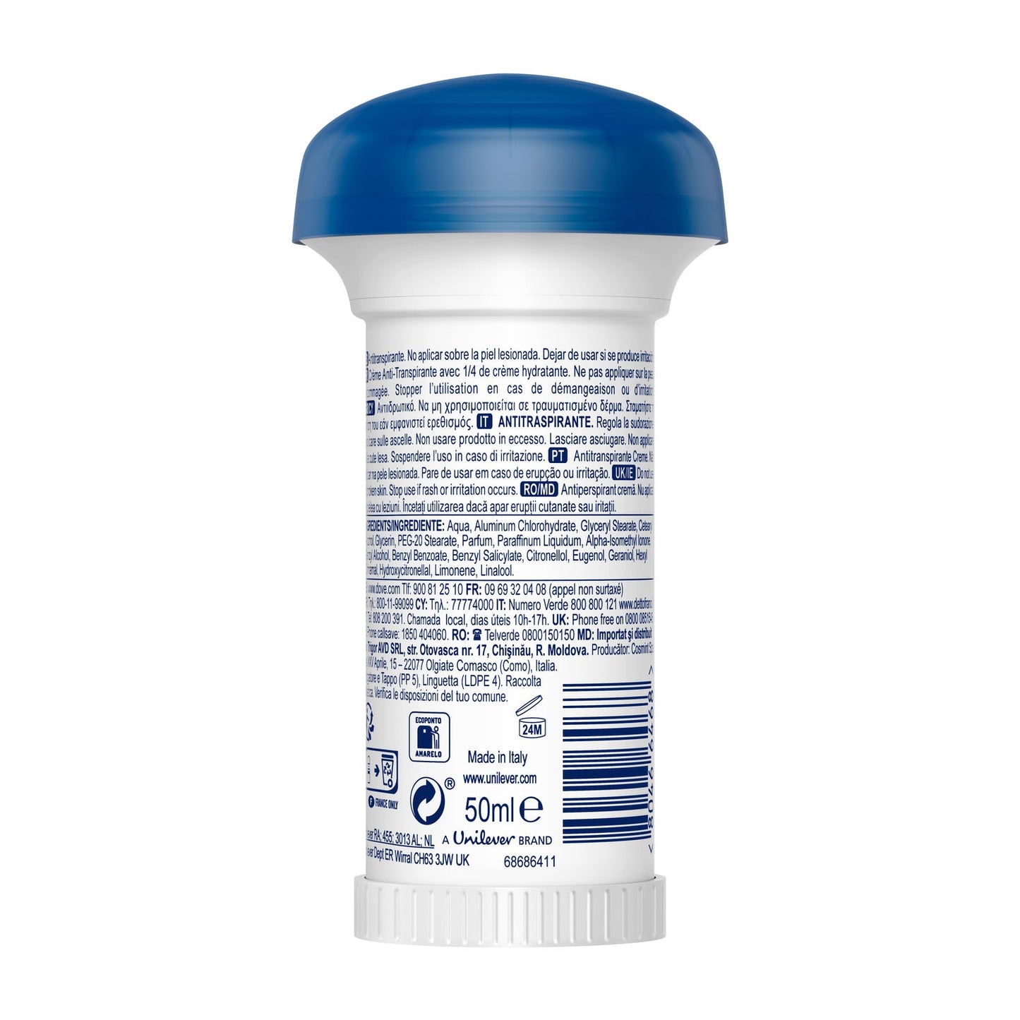 Dove Desodorante En Crema Seta 50ml