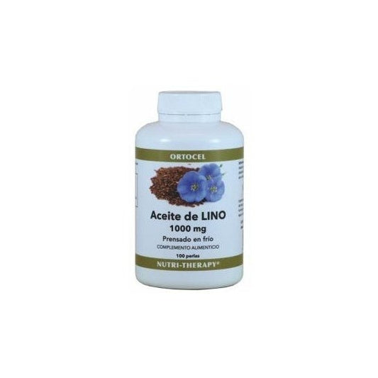 Ortocel Aceite de Linaza 1000 mg 100 Perlas