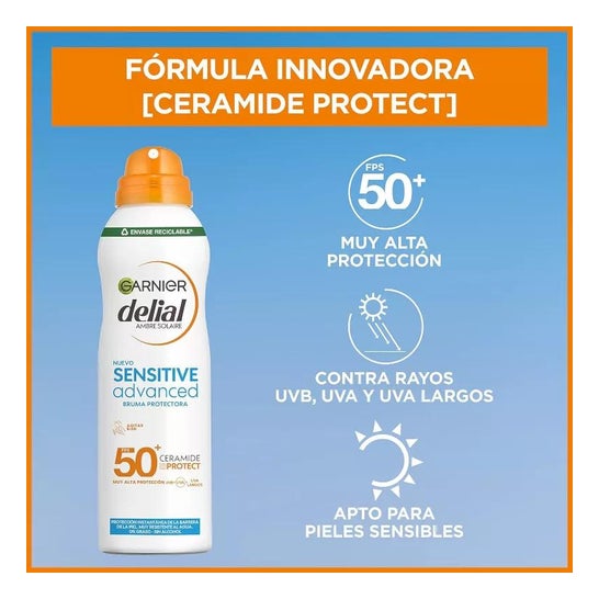 Garnier Sensitive Advanced Bruma Protectora SPF50+ 150 ml