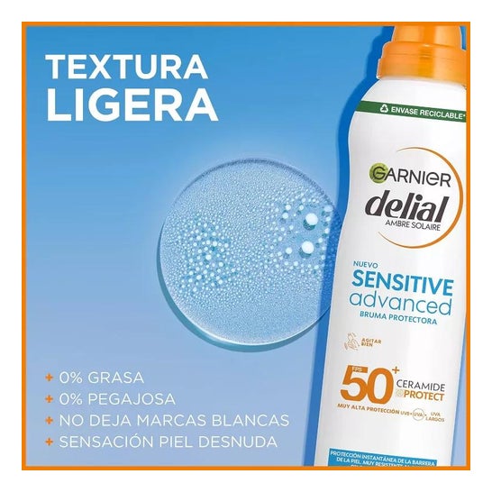 Garnier Sensitive Advanced Bruma Protectora SPF50+ 150 ml