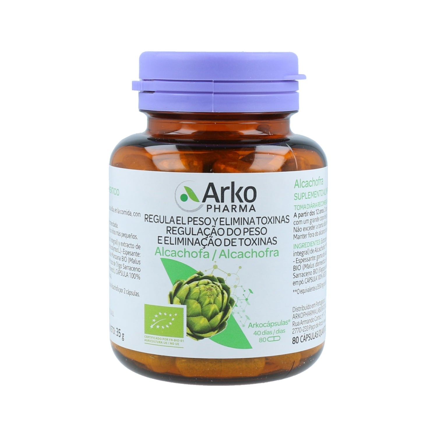 Arkopharma Arkocápsulas Alcachofa BIO 80caps