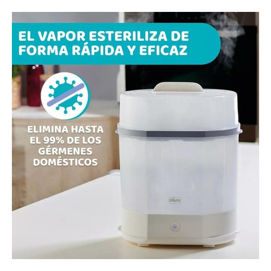 Chicco Set Esterilizador de Vapor Biberones