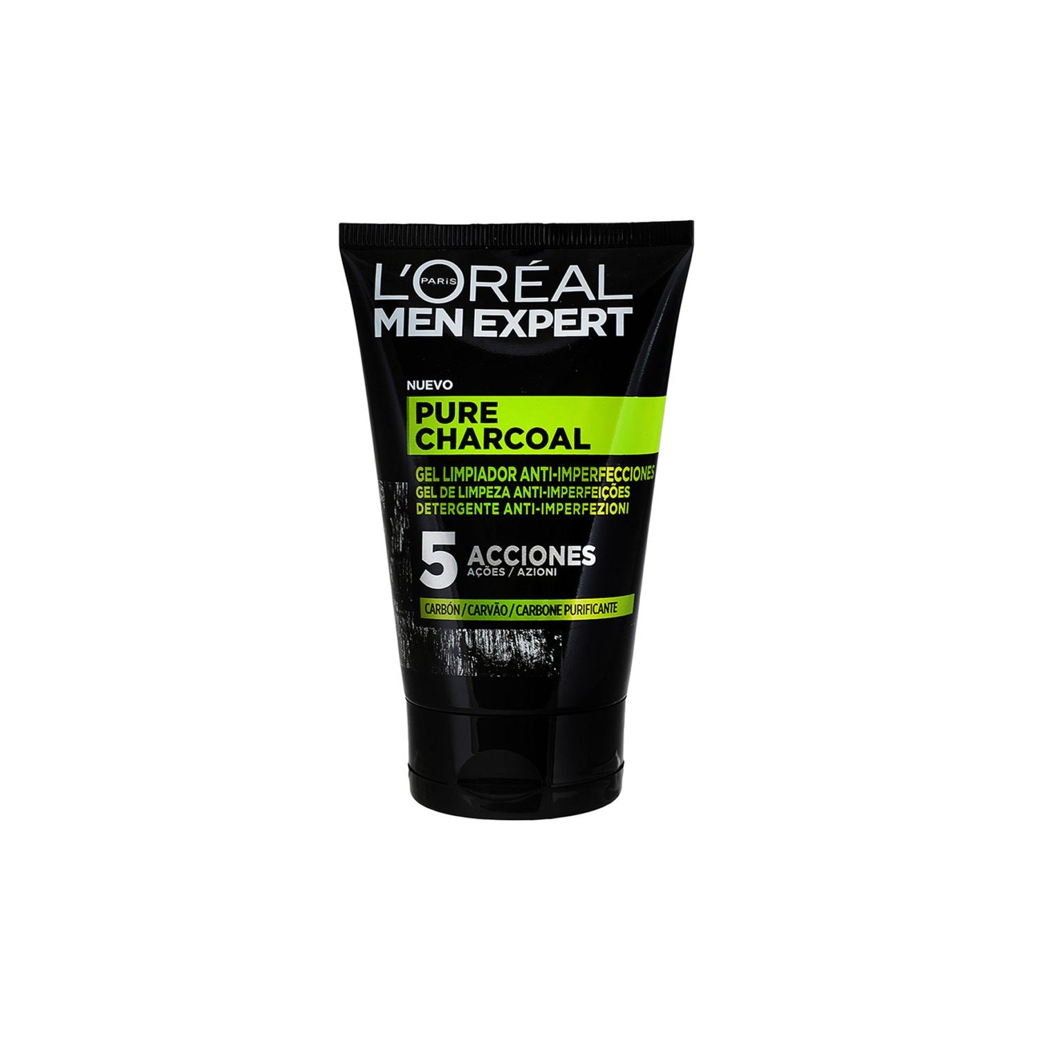 L'Oreal Men Expert Pure Charcoal Gel Limpiador 100ml