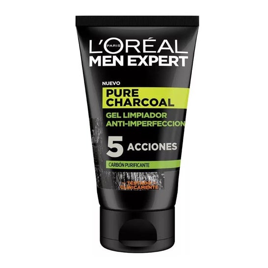 L'Oreal Men Expert Pure Charcoal Gel Limpiador 100ml
