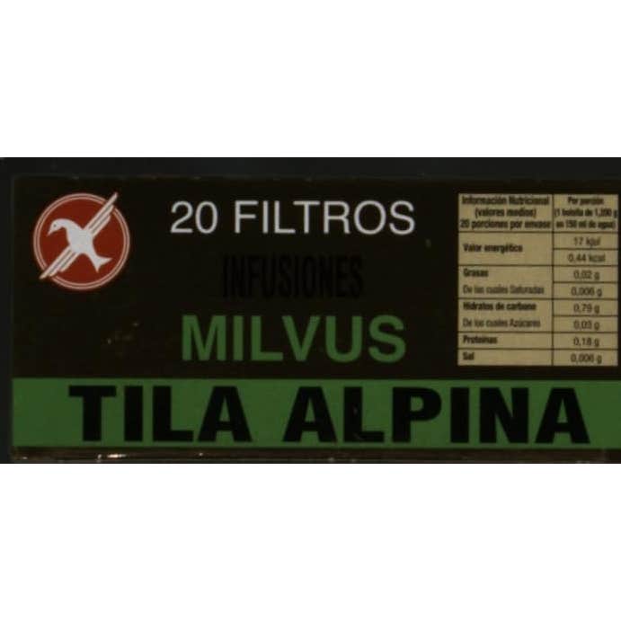 Milvus tila Alpina 20 filtros