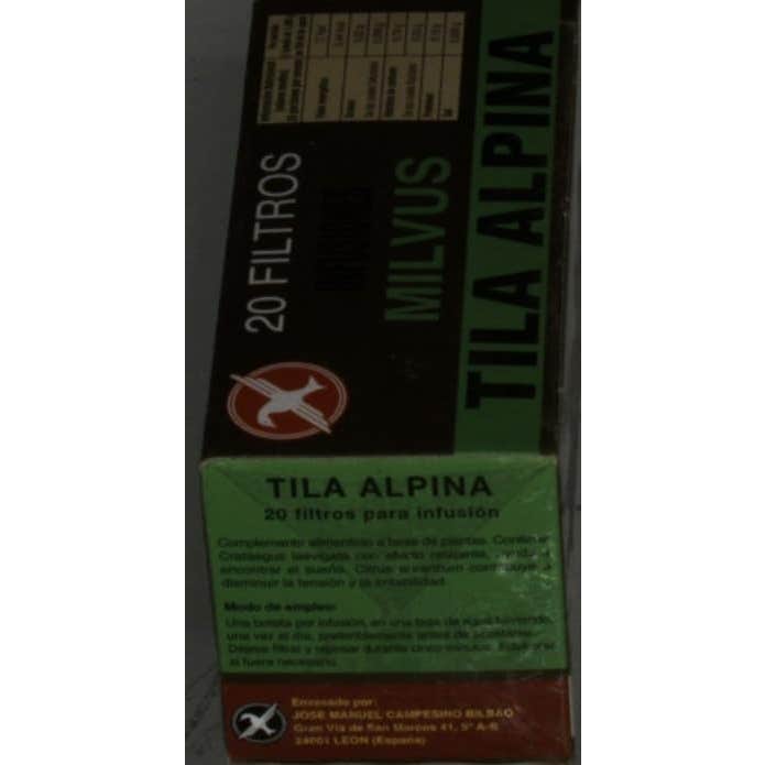 Milvus tila Alpina 20 filtros