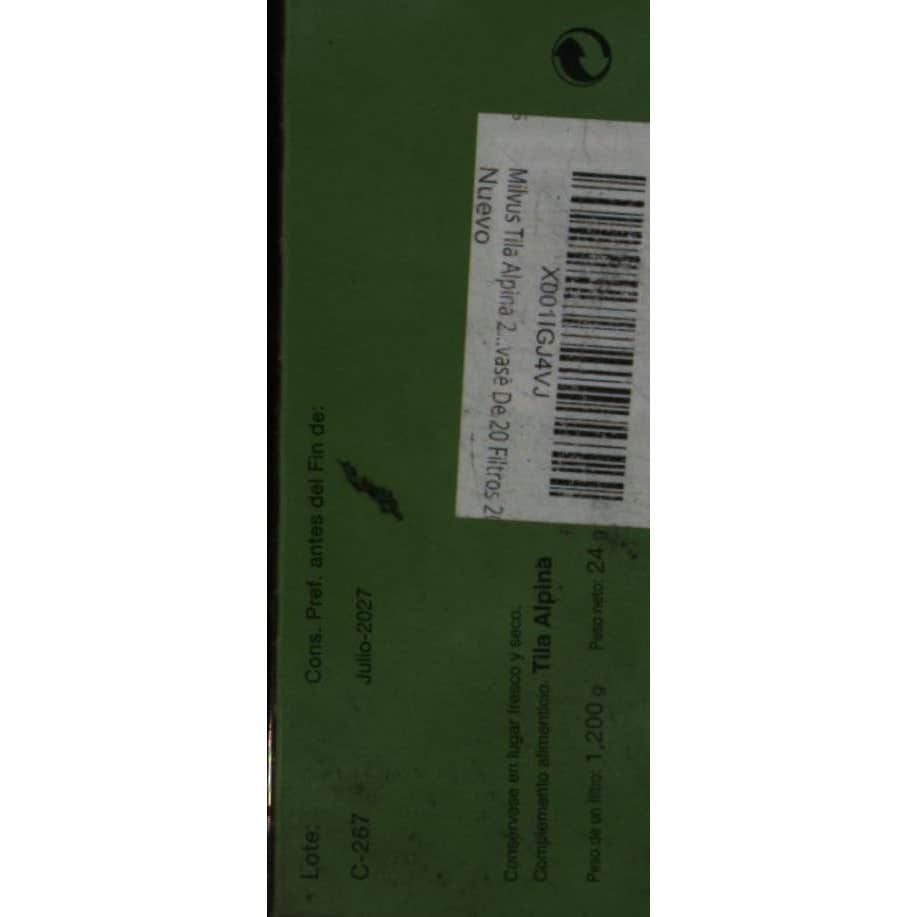 Milvus tila Alpina 20 filtros