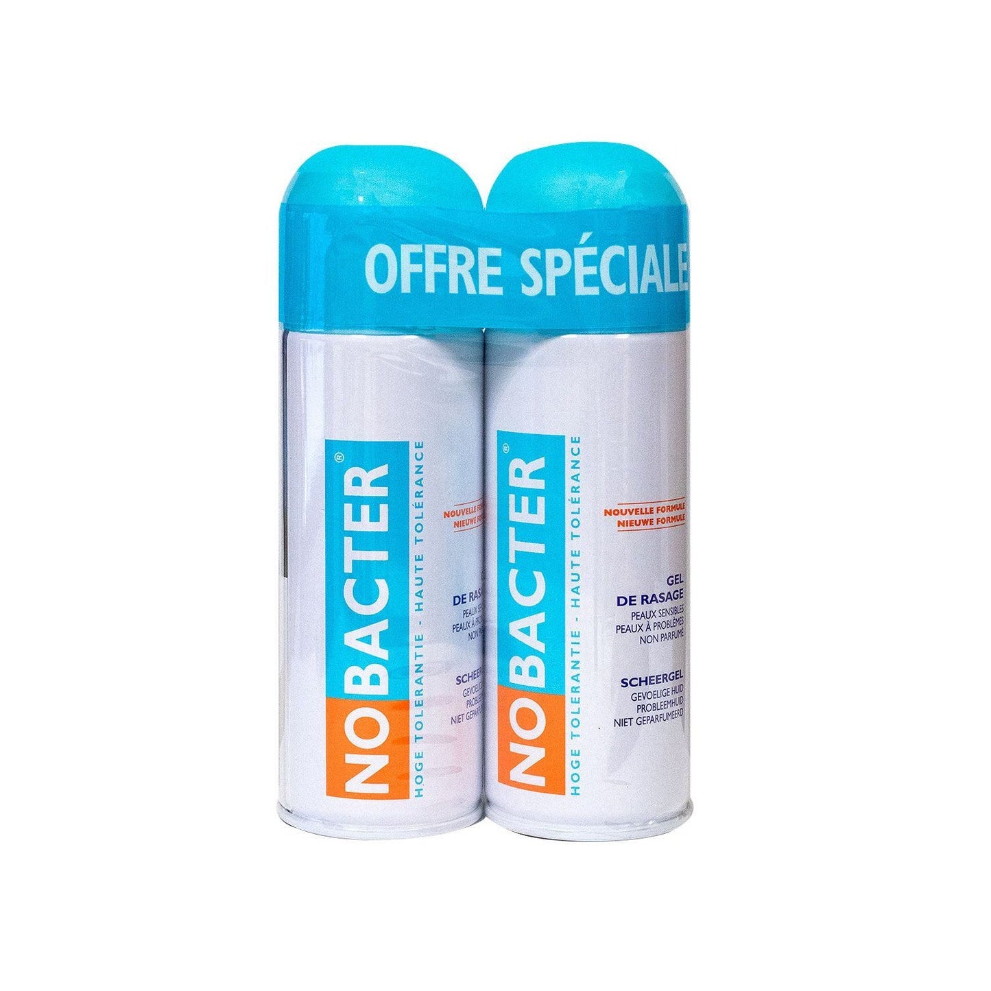 Nobacter Gel de Afeitado 2uds de 150ml