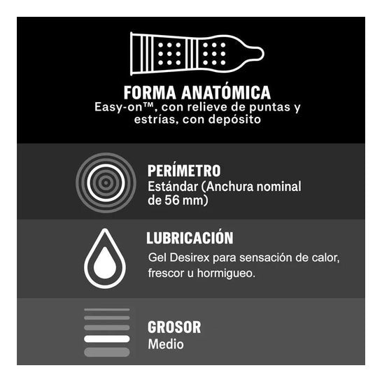 Durex Intense Preservativos 12uds