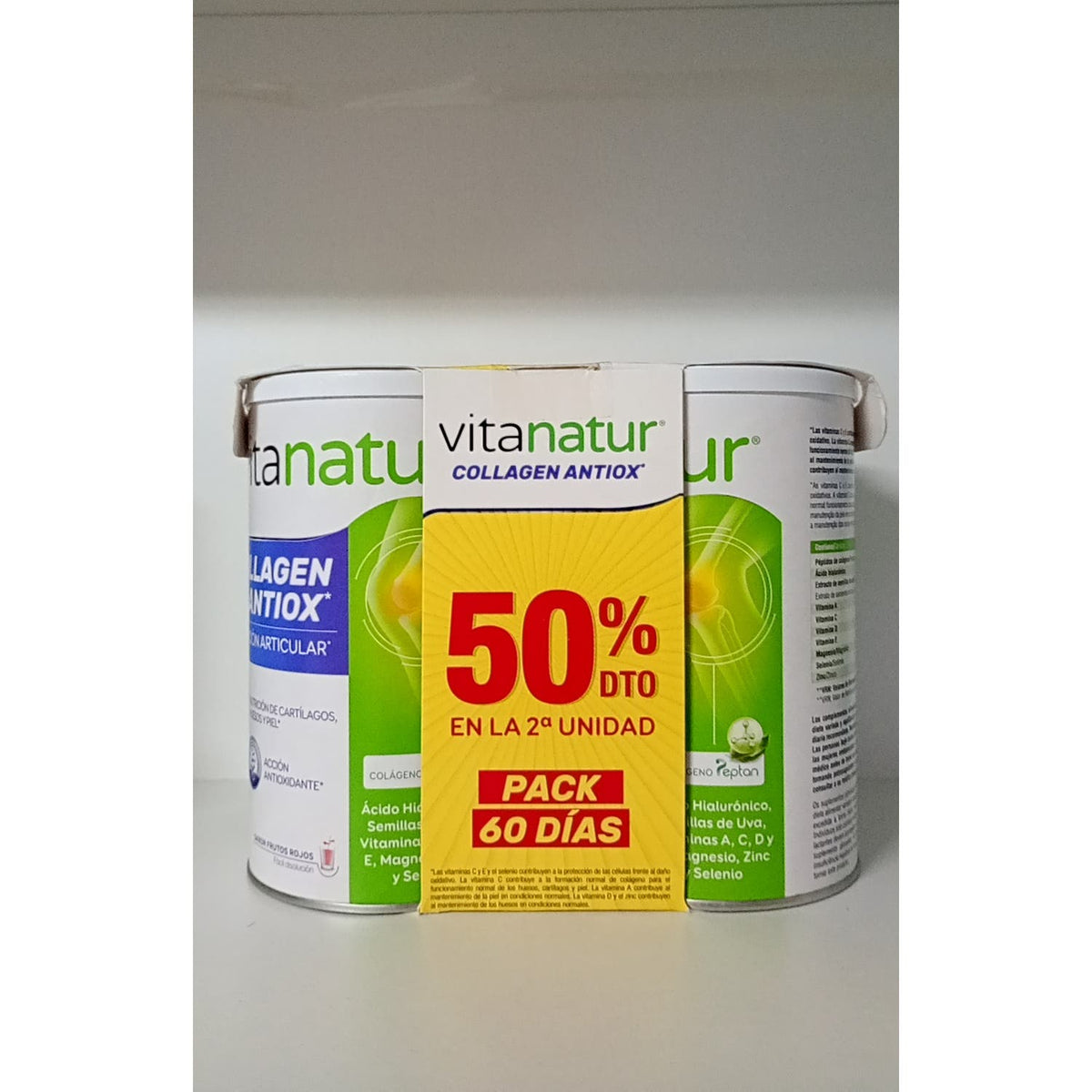 Vitanatur Collagen Antiox Nutrición Articular 2x360g