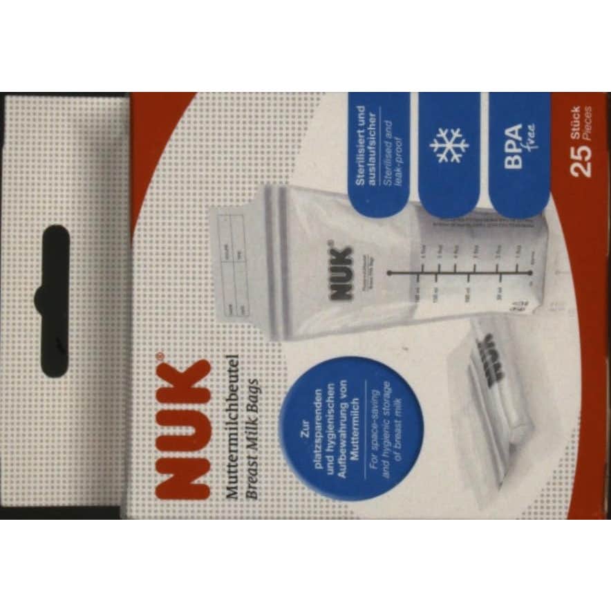Nuk bolsas de leche materna 25uds