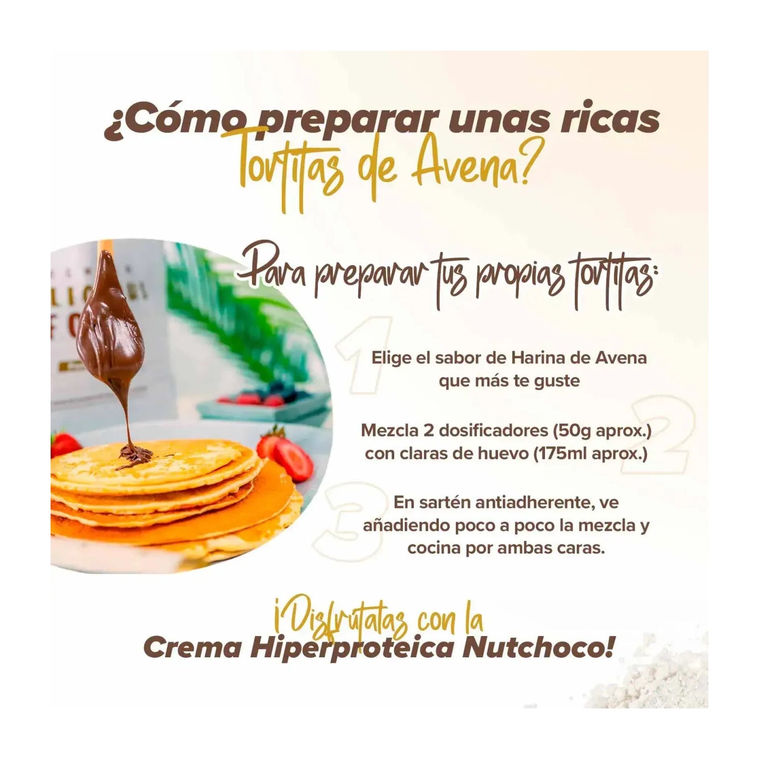 HSN Harina de Avena Instantánea 2.0 Chocolate y Galletas 1kg