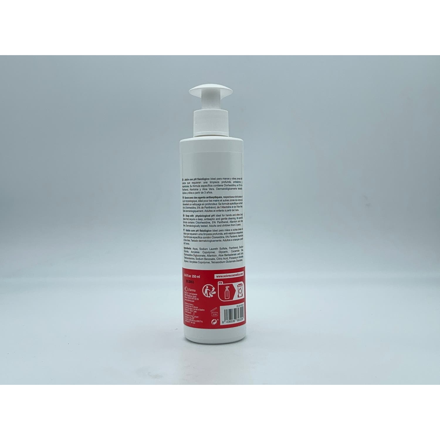 Soivre Panthenol Jabón con Clorhexidina 250ml