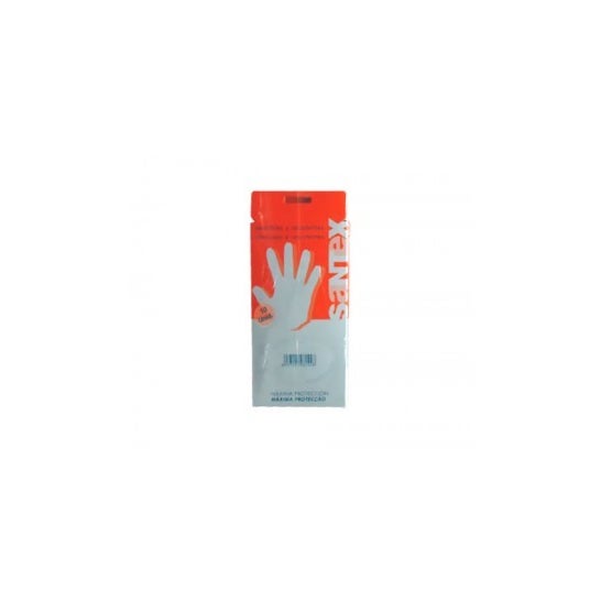 Santex Guantes de látex natural Talla Pequeña 10 uds