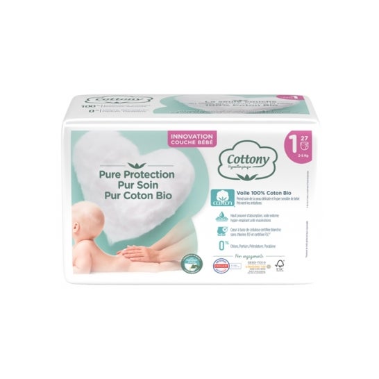 Pañal Algodón T1 2-5Kg 27Unts