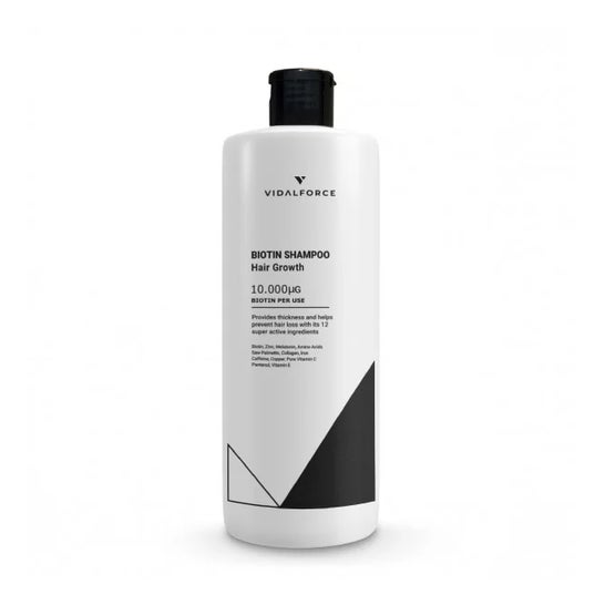 Vidalforce Champú Biotina 10000mcg 400ml