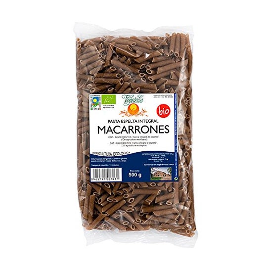 Vegetalia Macarrones Espelta Integral 500g