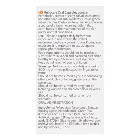 Heliocare Cápsulas Oral 90caps