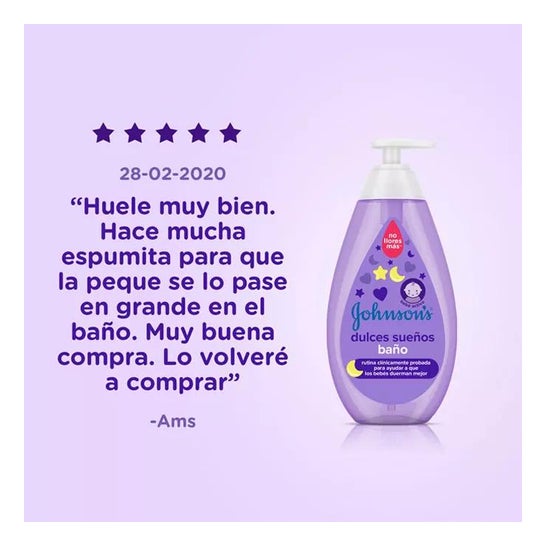 Johnson's Baby Dulces Sueños Champú Lavanda y Manzanilla 500ml