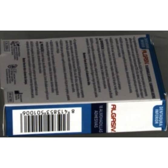 Algasiv Almohadillas Adhesivas Protesis Inferior 18uds