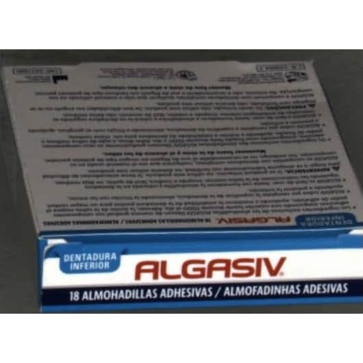 Algasiv Almohadillas Adhesivas Protesis Inferior 18uds