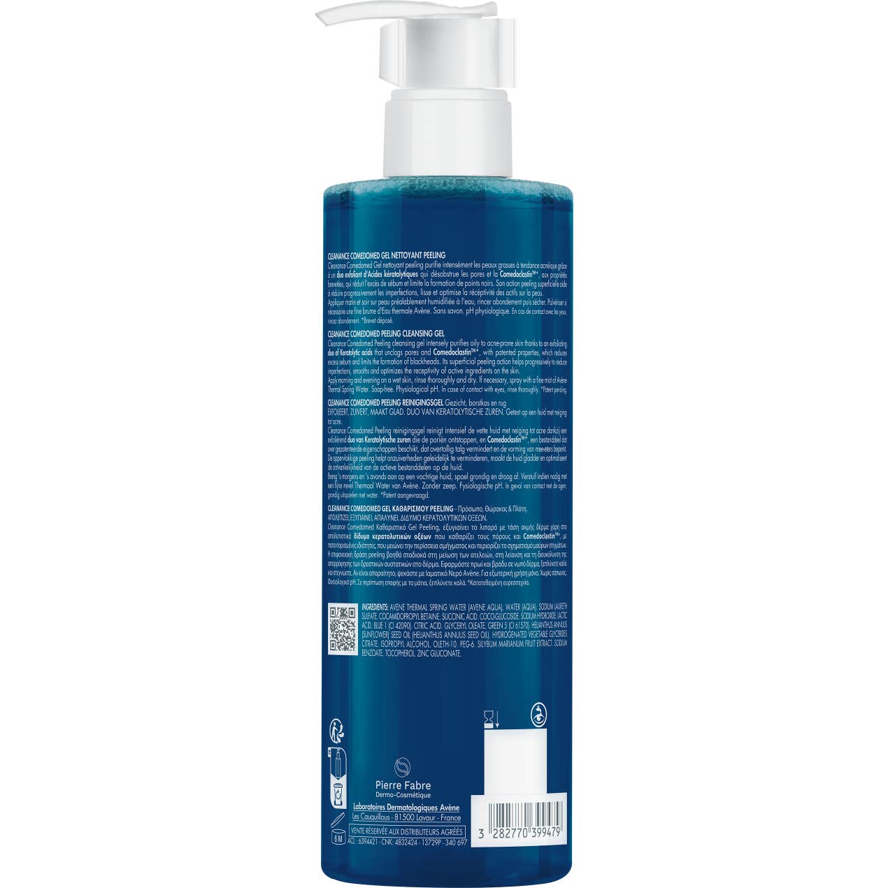 Avène Cleanance Comedomed Gel Limpiador Exfoliante 400ml