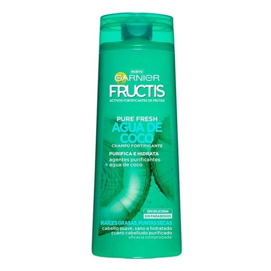 Garnier Fructis Pure Fresh Agua Coco Champú Fortificante 360 ml