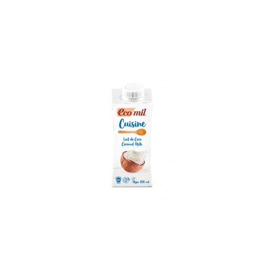 Ecomil Crema Ecológica de Coco para Cocinar 200 ml