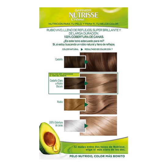 Garnier Kit Nutrisse Creme Coloração 7 Louro