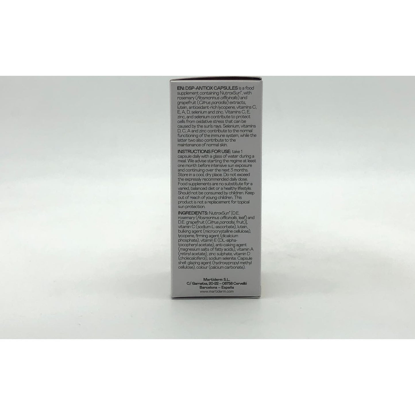 Martiderm® Pigment Zero DSP-Antiox 60caps