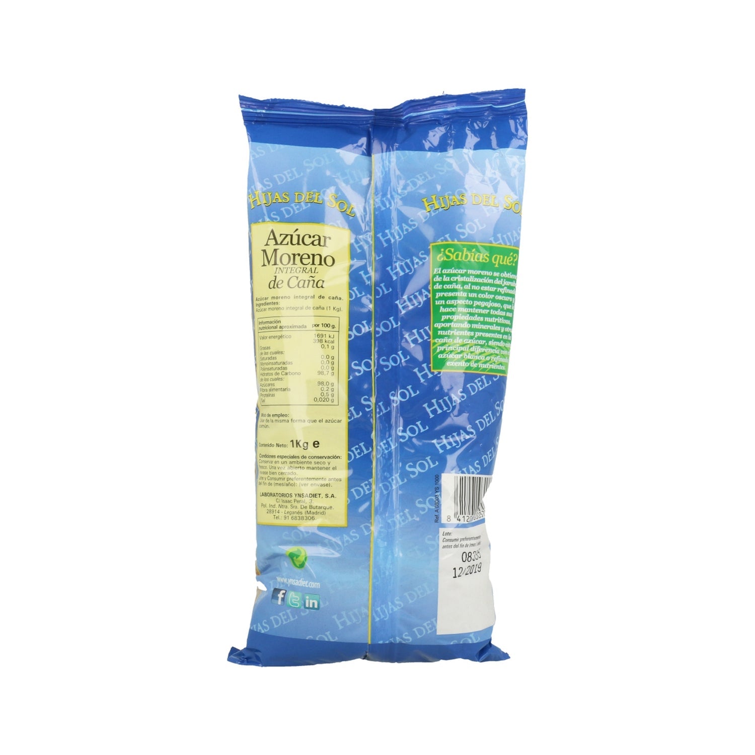 Hijas del Sol Azúcar Moreno de Caña 1 kg