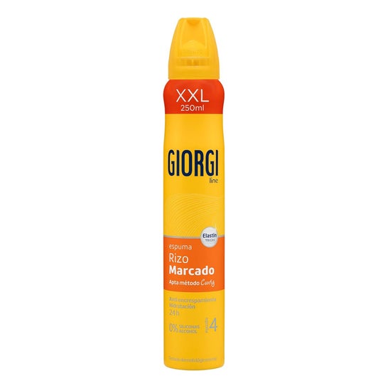 Giorgi Espuma Fijadora Método Curly Nº4 Rizos Marcados 250ml