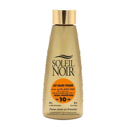 Soleil Noir Leche Solar Vitaminada Protección Baja SPF10 150ml