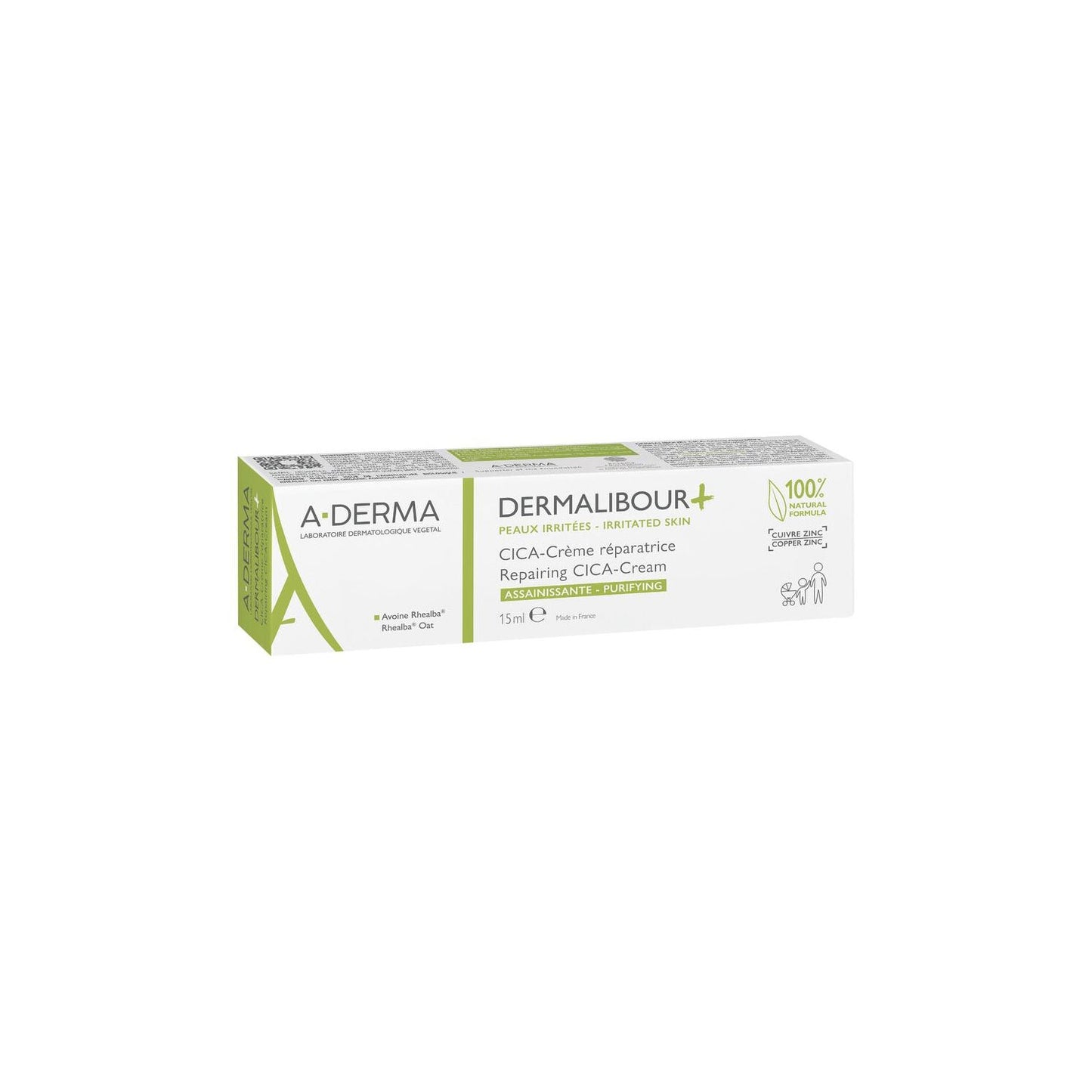 A-Derma Dermalibour+ CICA Crema Reparadora 15ml