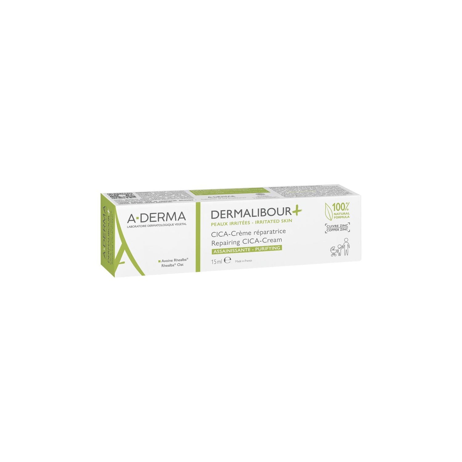 A-Derma Dermalibour+ CICA Crema Reparadora 15ml