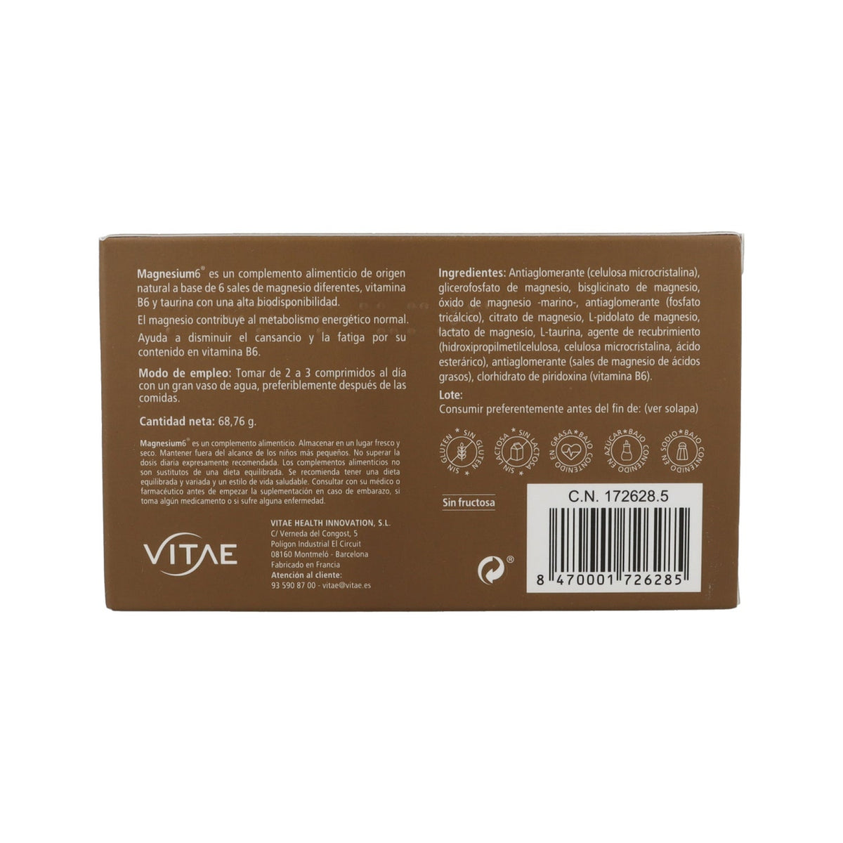 Vitae Magnesium6 60comp