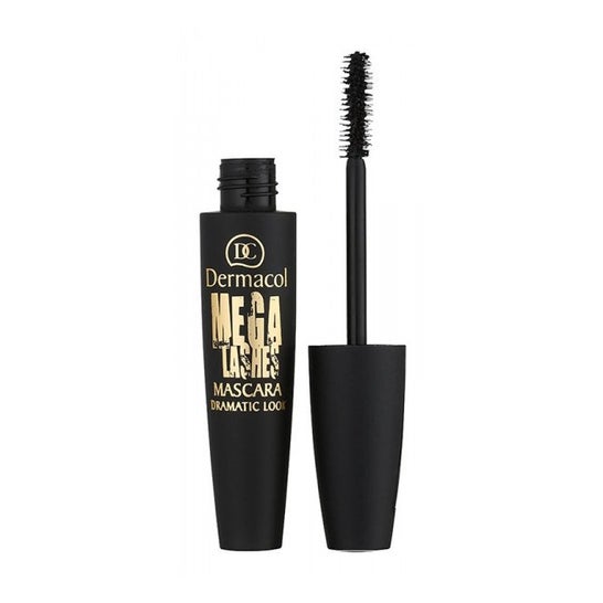 Dermacol Máscara de Pestañas Mega Lashes Dramatic Look Black 1ud