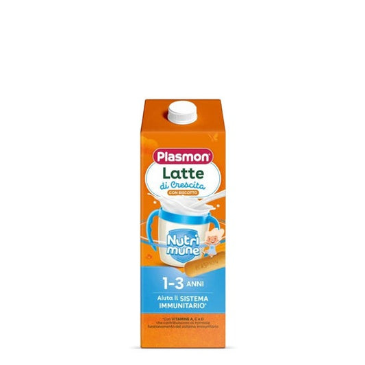 Plasmon Crecimiento Leche Galleta Nutri Mune 1-3 Años Ecológico 1L