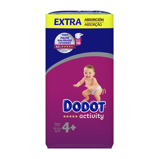 Dodot Activity Pañales T4 Extra 52uds