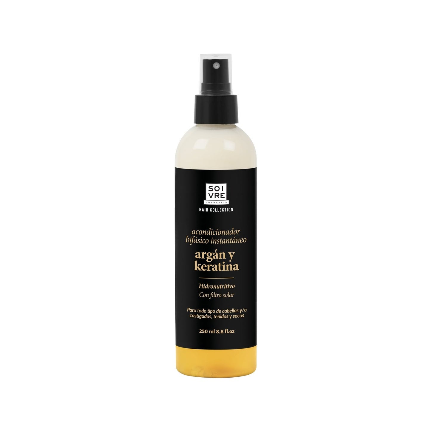 Soivre Bifásico Argán-keratina 250ml