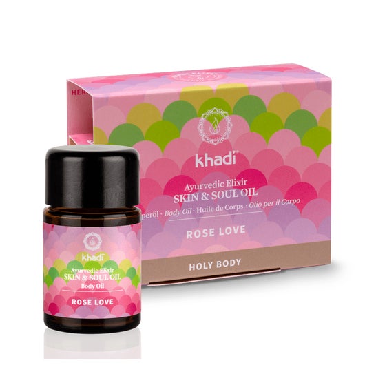 Khadi Aceite Elixir Ayurveda Rosa Regenerante 10ml