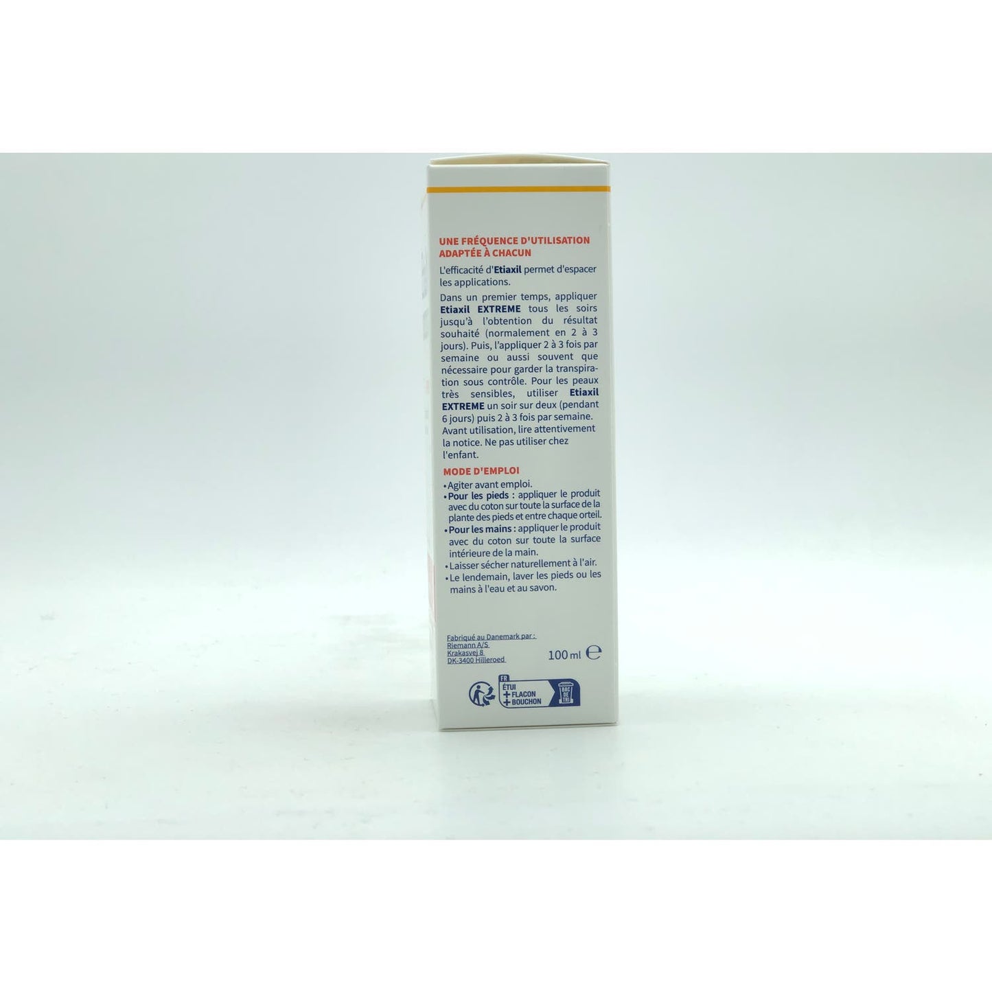 Etiaxil Détranspirante Extreme Pies Piel Normal 100ml
