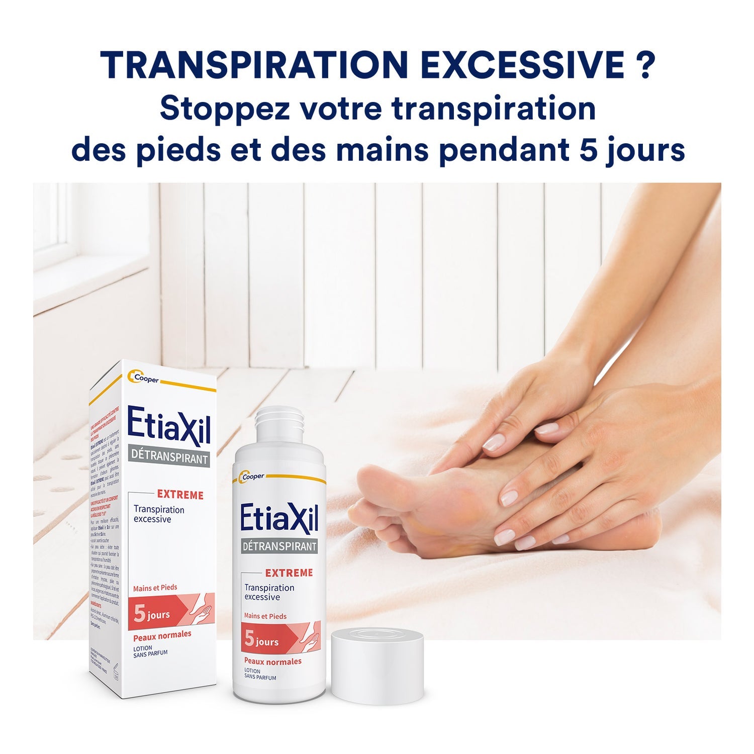 Etiaxil Détranspirante Extreme Pies Piel Normal 100ml